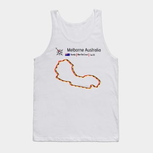 Racetrack - Melborne Australia Tank Top